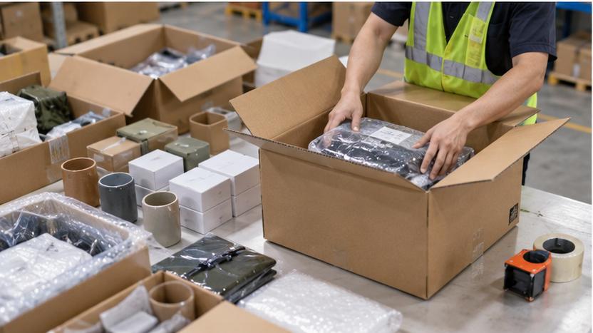 China warehouse consolidating and repacking supplier parcels