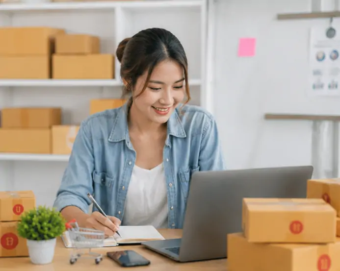 E-commerce seller sourcing products from China