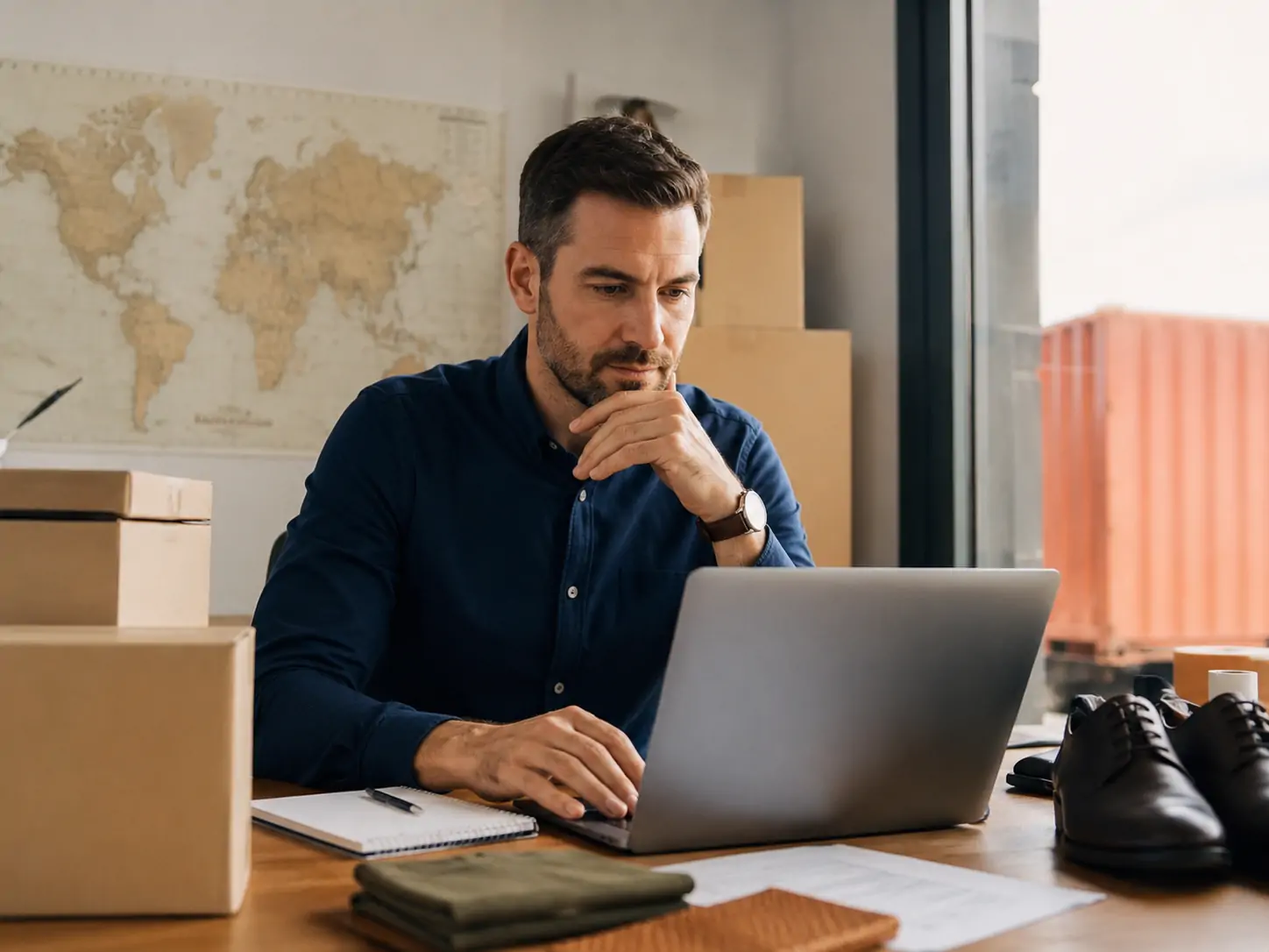 Small importer managing purchases from China