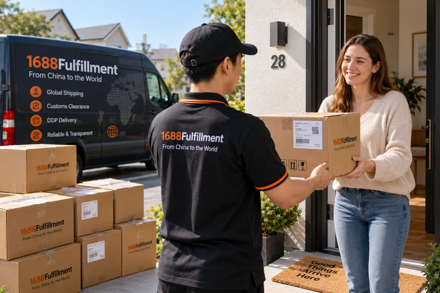 Door to door DDP shipping from China to overseas customers