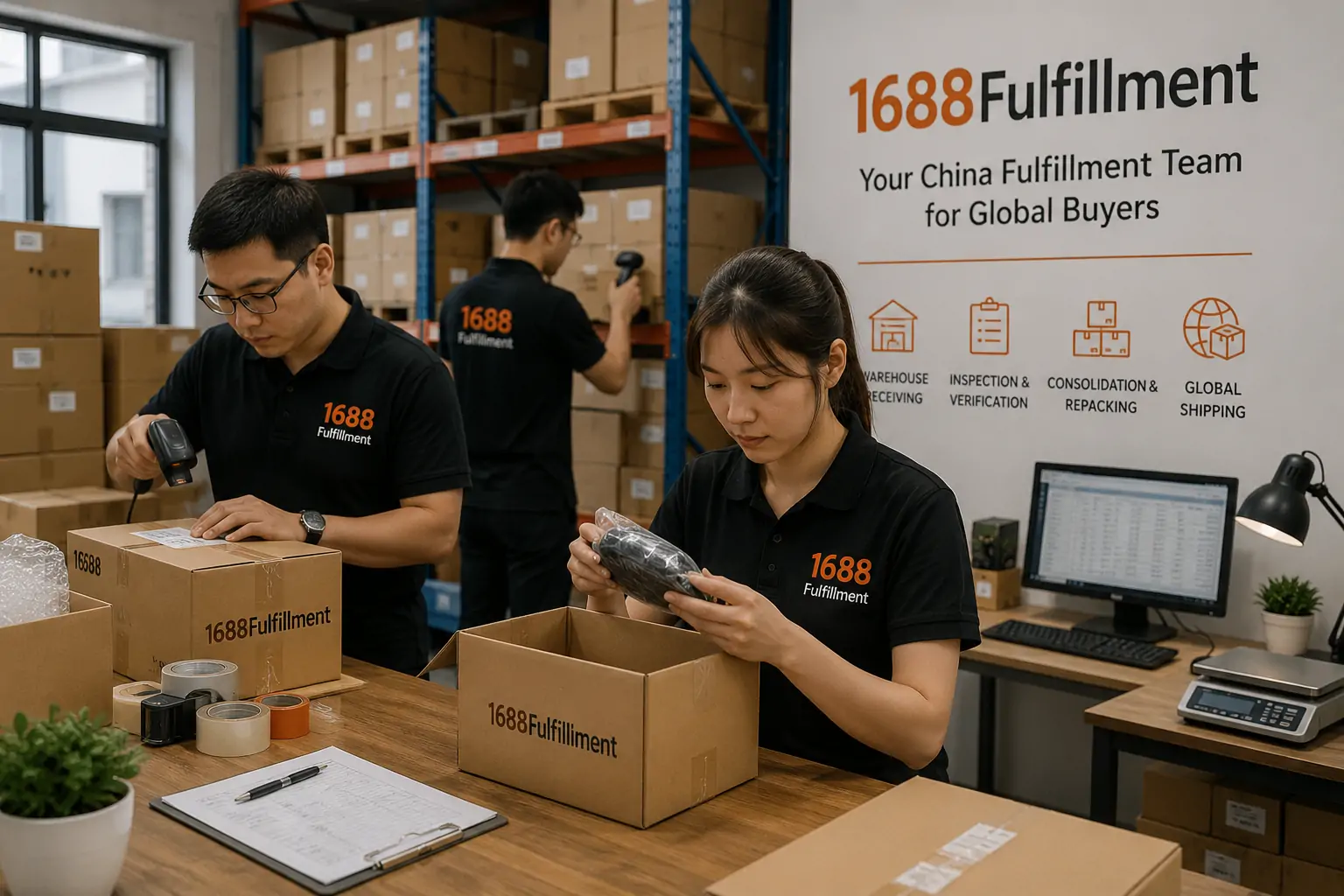 1688Fulfillment China warehouse and fulfillment team