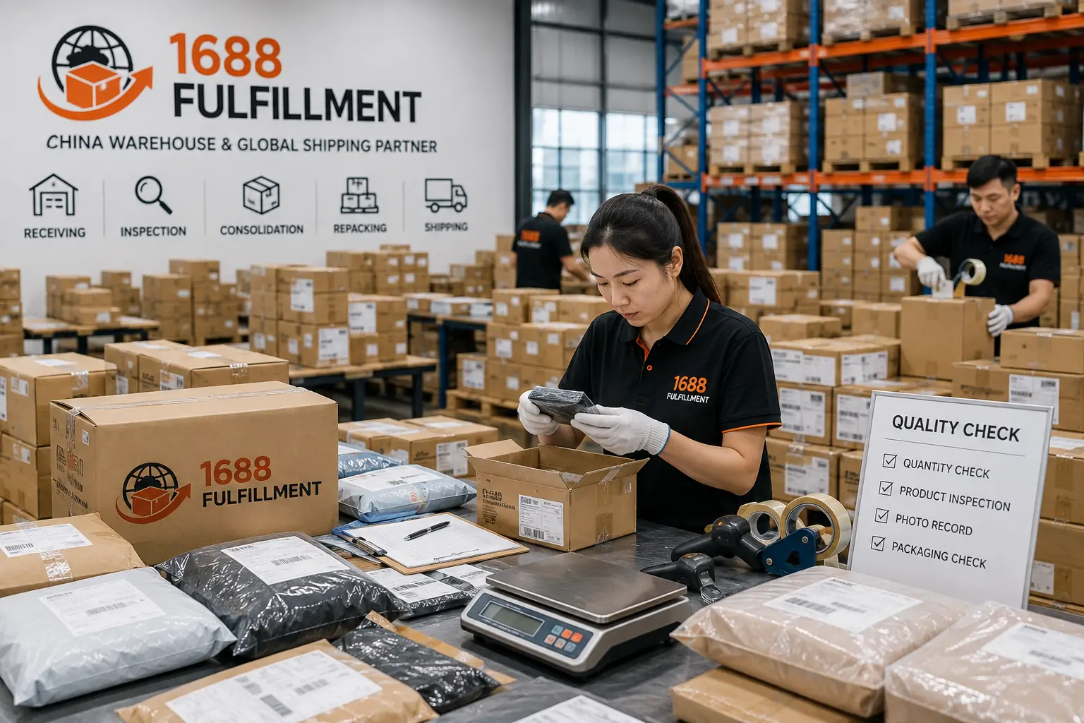 1688Fulfillment China warehouse receiving and inspection service